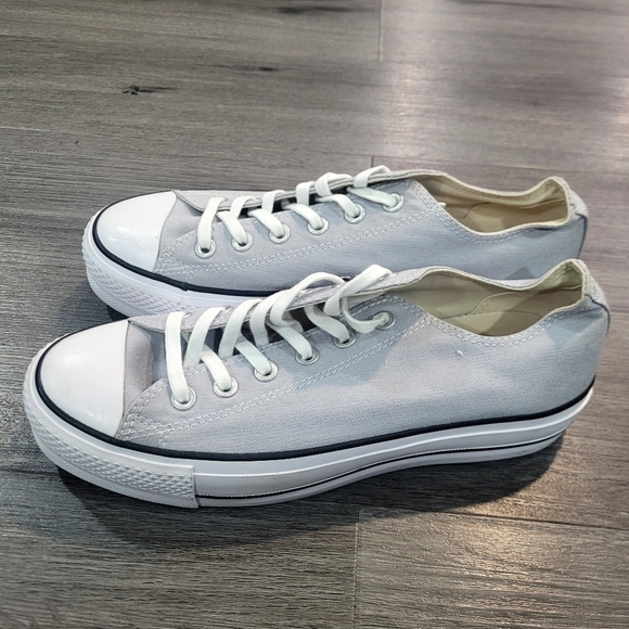 Converse Chuck Taylor Lift Platform Grey Sneakers Women Size 9 - Picture 5 of 6